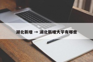 湖北新增 → 湖北新增大学有哪些